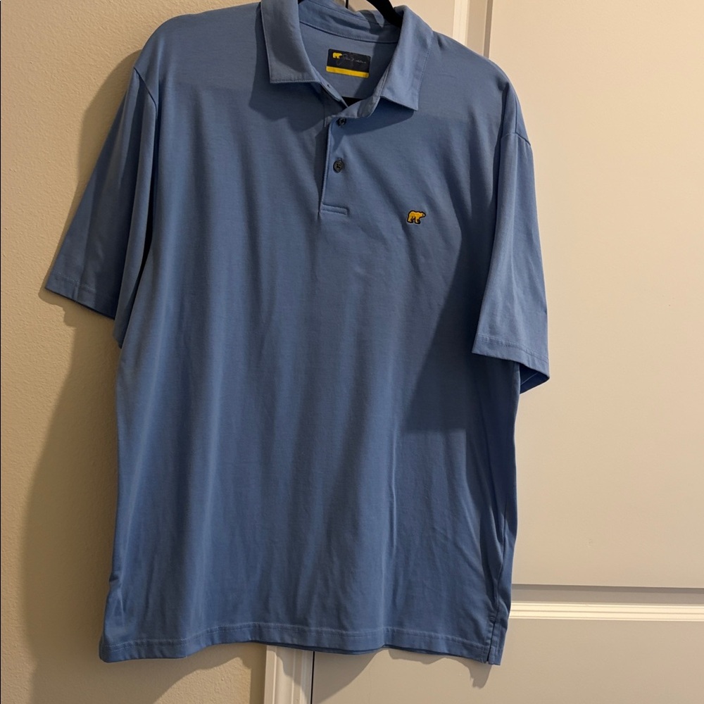 Classic Jack Nicklaus Blue Polo Shirt with Logo
